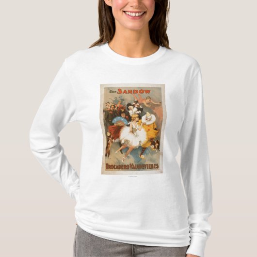 Sandow Trocadero Vaudevilles Carnival Theme T-shirt (Voorkant)