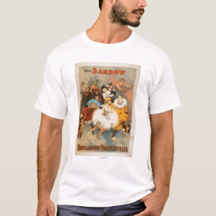 Sandow Trocadero Vaudevilles Carnival Theme T-shirt