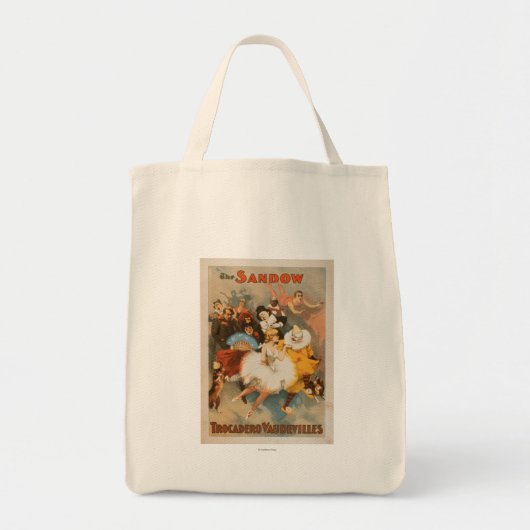 Sandow Trocadero Vaudevilles Carnival Theme Tote Bag (Voorkant)