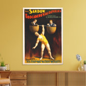 Sandow Trocadero Vaudevilles Weightlift Canvas Afdruk (Insitu (Woonkamer))