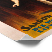 Sandow Trocadero Vaudevilles Weightlift Poster (Hoek)