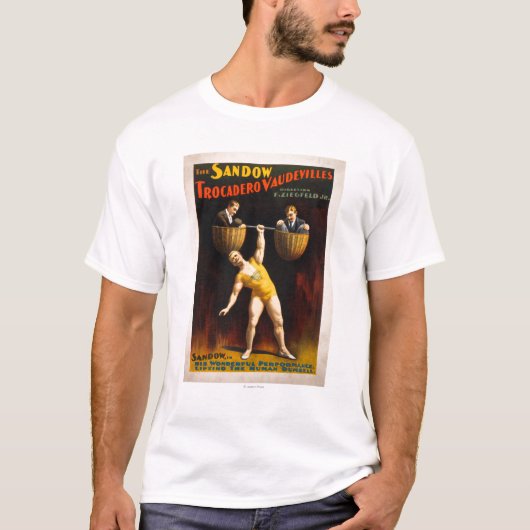 Sandow Trocadero Vaudevilles Weightlift T-shirt (Voorkant)