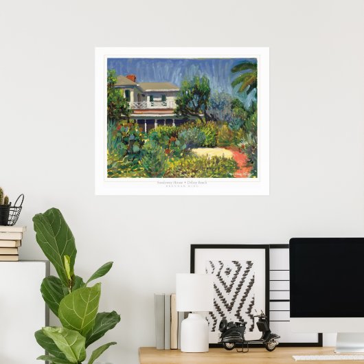 Sandoway House print (Thuiskantoor)