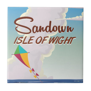 Sandown, Isle of Wight vintage reisposter Tegeltje