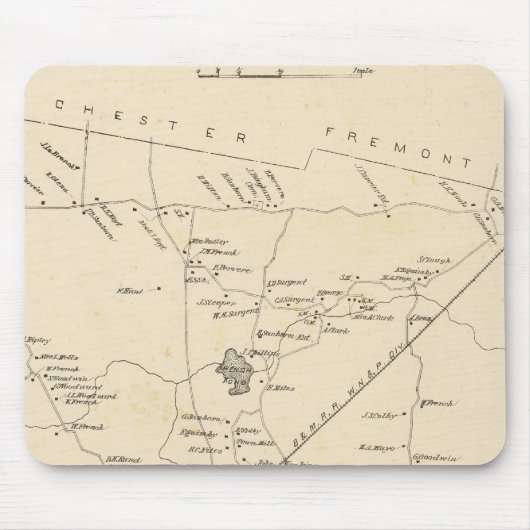 Sandown, Rockingham Co. Muismat (Voorkant)