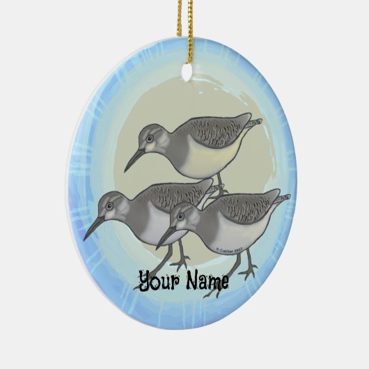 Sandpeper Keramisch Ornament (Rechts)