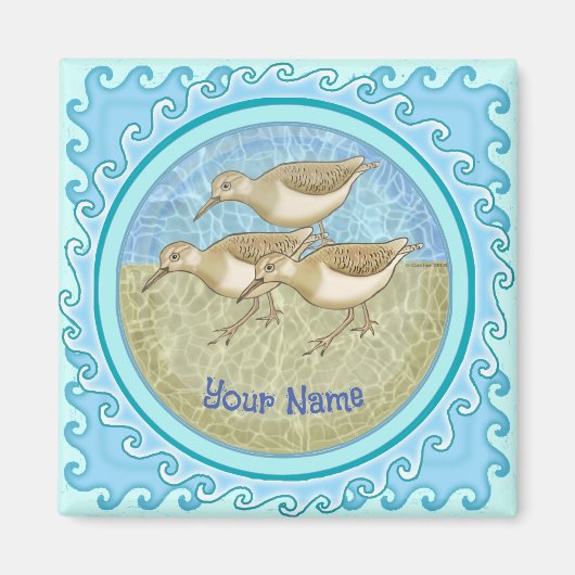 Sandpeper Magneet (Voorkant)