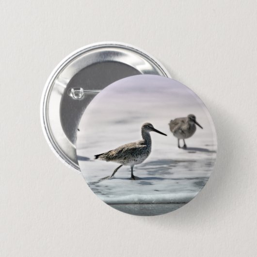 Sandpeper Ronde Button 5,7 Cm (Voorkant /achterkant)