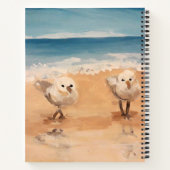 Sandpeper van het Zee Shore Notitieboek (Achterkant)