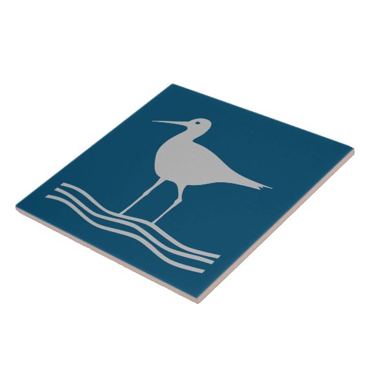 Sandpiper Bird Digital Tegeltje (Zijkant)