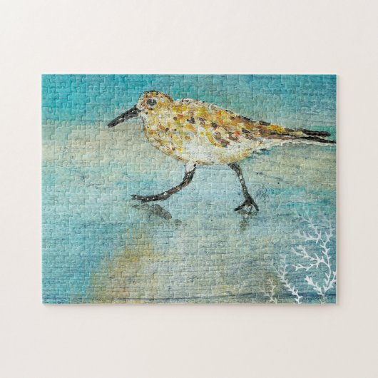 Sandpiper Coastal Beach Ocean Legpuzzel (Horizontaal)