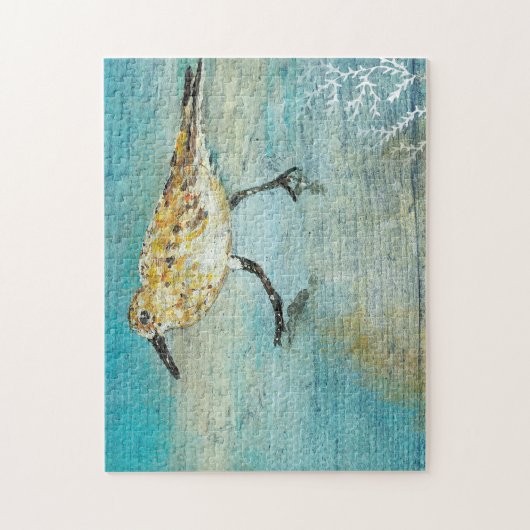 Sandpiper Coastal Beach Ocean Legpuzzel (Verticaal)