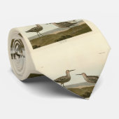 Sandpiper met lange poten - Amerikaanse vogels van Stropdas (Opgerold)