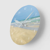 Sandpiper op de Seashore | Schitterend strand Ronde Klok (Hoek)