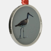 Sandpiper Pose Metalen Ornament (Rechts)