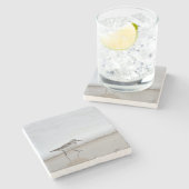 Sandpiper Shorebird Beach House Stone Onderzetter (Zijkant)