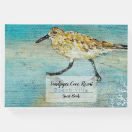 Sandpiper Shorebird Coastal Beach House Gastenboek