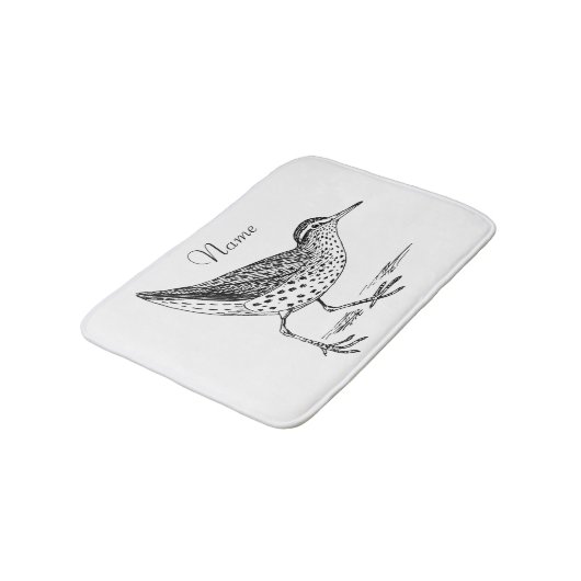 Sandpiper Shorebird Thunder_Cove Badmat (Gekanteld)