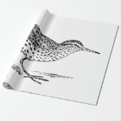 Sandpiper Shorebird Thunder_Cove Cadeaupapier (Uitgerold)