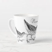 Sandpiper Shorebird Thunder_Cove Latte Mok (Linkerhoek)