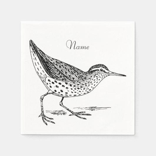 Sandpiper Shorebird Thunder_Cove Servet (Voorkant)