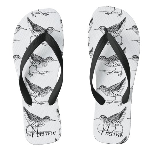Sandpiper Shorebird Thunder_Cove Teenslippers (Voetbed)