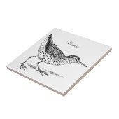 Sandpiper Shorebird Thunder_Cove Tegeltje (Zijkant)