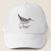 Sandpiper Shorebird Thunder_Cove Trucker Pet (Voorkant)