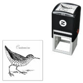 Sandpiper Shorebird Thunder_Cove Zelfinktende Stempel (In situ)