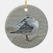 Sandpiperkerstversiering Keramisch Ornament (Achterkant)