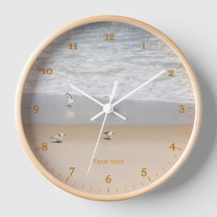 Sandpipers in tropisch zonnige strand