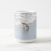 Sandpipers op de Beach Photo Coffee-Mok Koffiemok (Center)