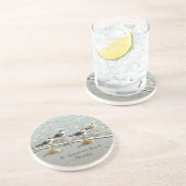 Sandpipers op het Onderzetter Shore (Zijkant)