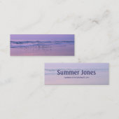 Sandpipers op het strand bij de Sunrise Contact Ka Contactkaartje (Voorkant / Achterkant)