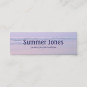 Sandpipers op het strand bij de Sunrise Contact Ka Contactkaartje (Achterkant)