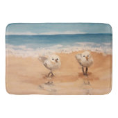 Sandpipers van het Zee Shore Bath Mat (Voorkant)