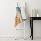 Sandpipers van het Zee Shore Sherpa Blanket Deken (In situ)