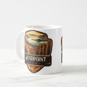 Sandpoint, Idaho | Antiek Koffiemok (Voorkant links)