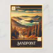 Sandpoint, Idaho |  Briefkaart (Voorkant)