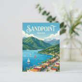 Sandpoint Idaho Briefkaart (Staand voorkant)