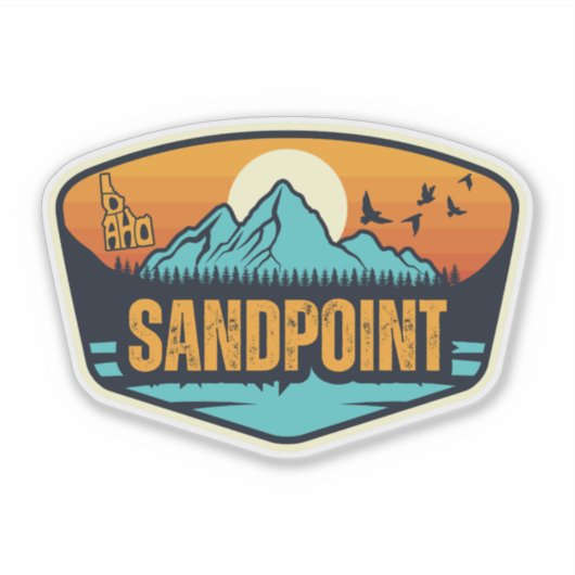 Sandpoint, Idaho Sticker (Voorkant)