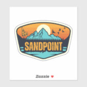 Sandpoint, Idaho Sticker (Vel)