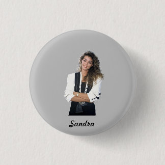 Sandra Badge rond 2,50 cm Ronde Button 3,2 Cm