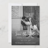Sandra Classic Elegant Wedding Save The Date (Voorkant)