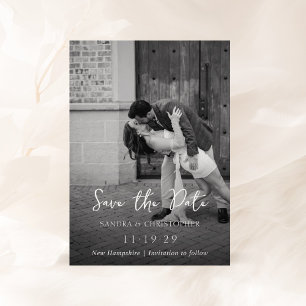 Sandra Classic Elegant Wedding Save The Date