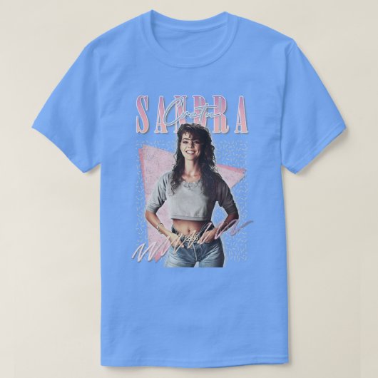Sandra Cretu 80s Retro Fan Art Design 1 T-shirt (Design voorkant)