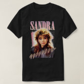 Sandra Cretu 80s Retro Fan Art Design T-shirt (Design voorkant)