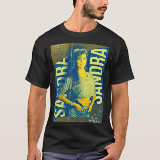 Sandra Cretu 80s Retro Fan Design T-shirt