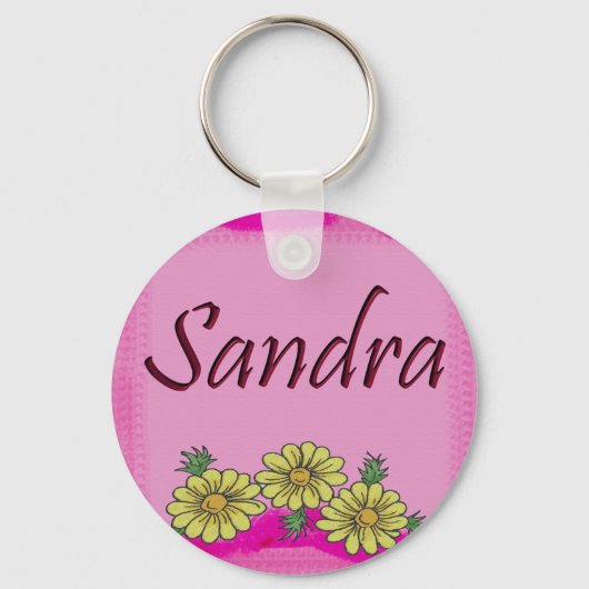 Sandra Daisy Sleutelhanger (Voorkant)