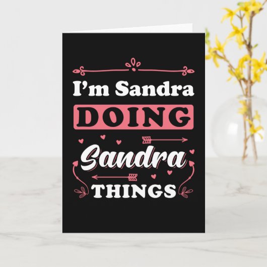Sandra I Am Sandra Kaart (Gele Bloem)